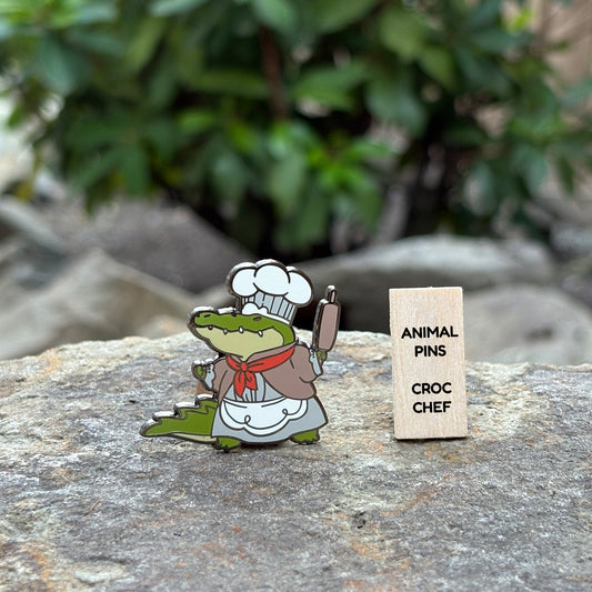 Croc Chef pin