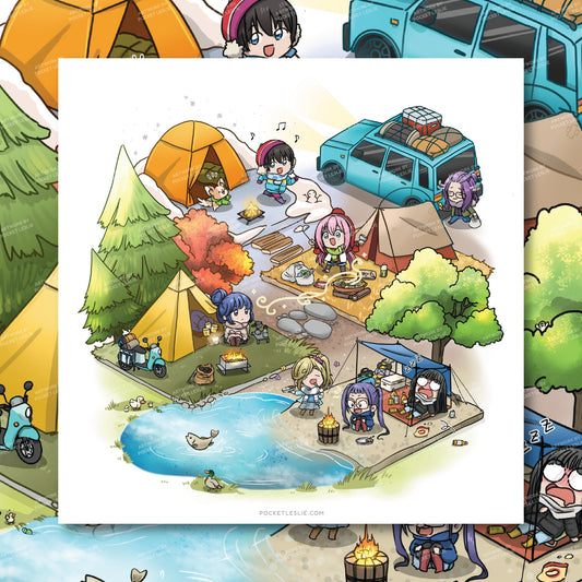 Laid Back Camp: Camping Time