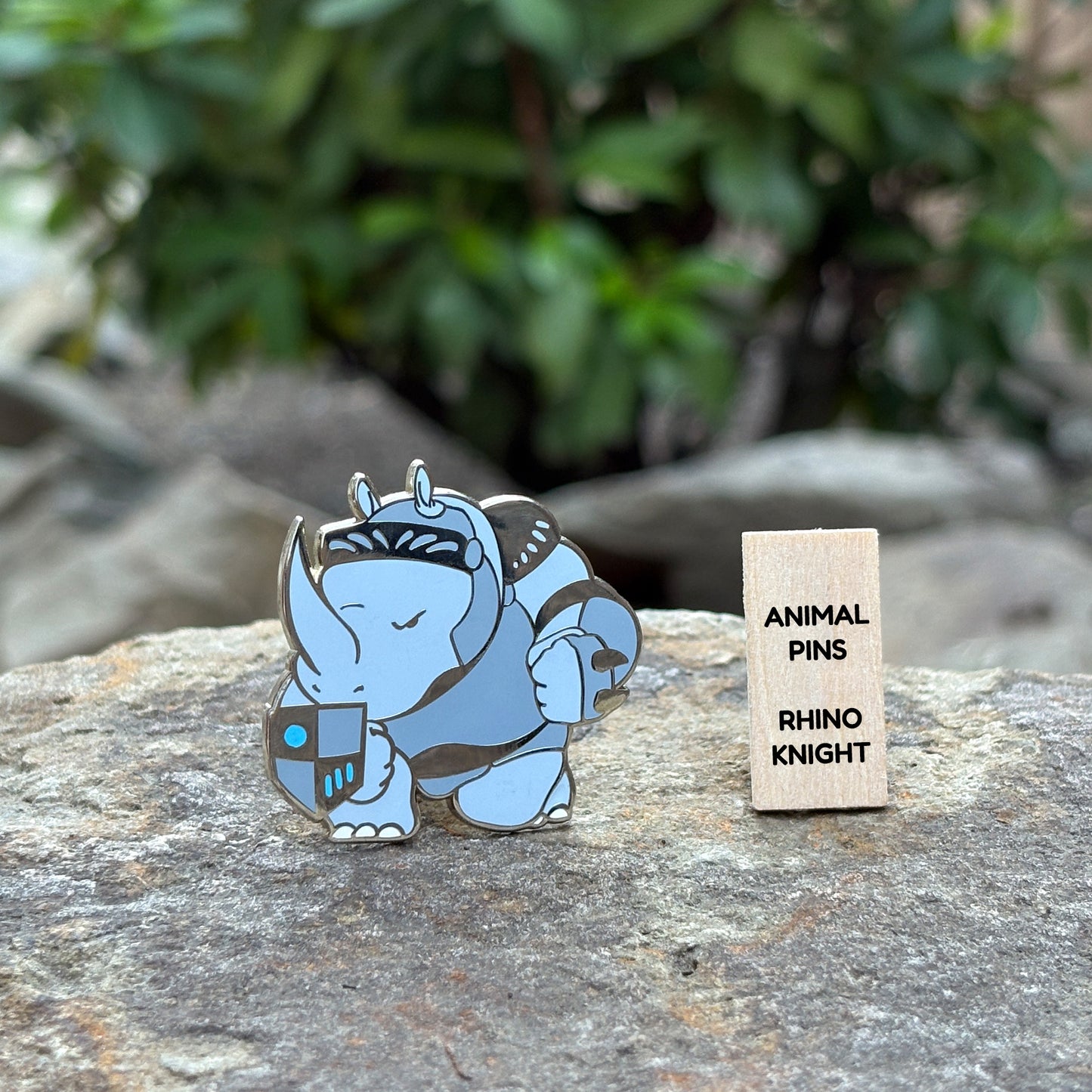 Rhino Knight pin
