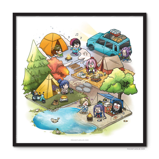 Laid Back Camp: Camping Time