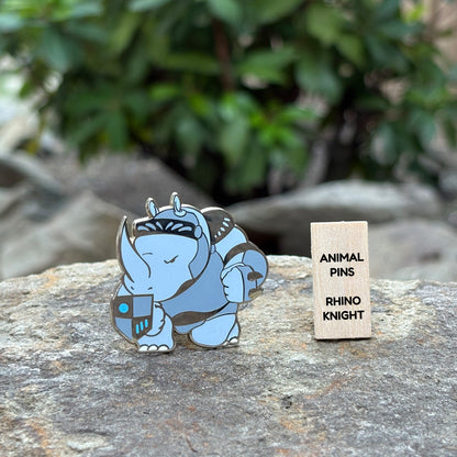 Rhino Knight pin