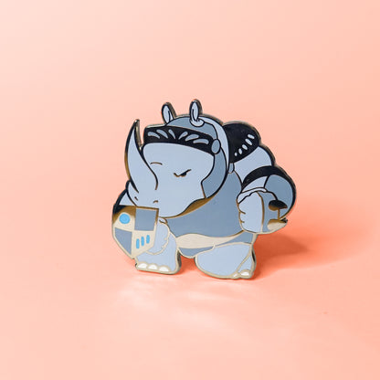 Rhino Knight pin
