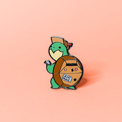 Turtle Mailman pin